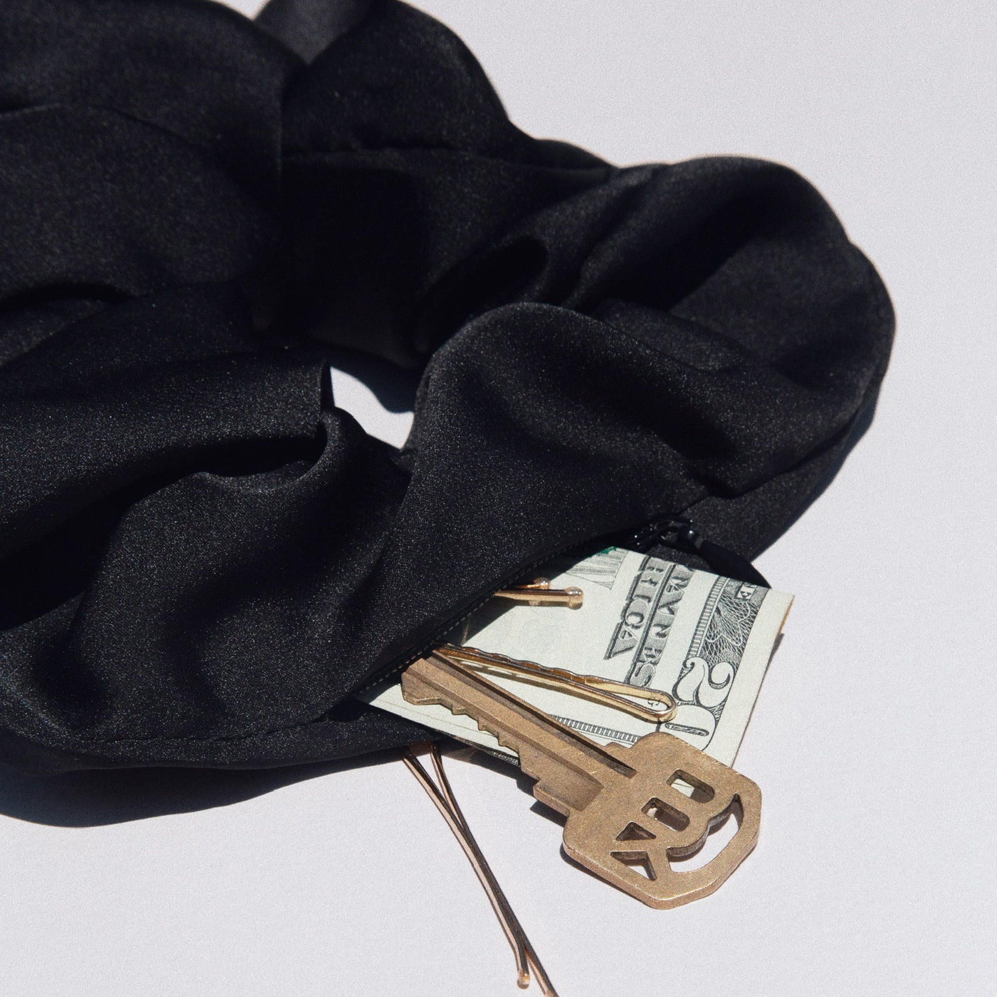 Zipper Pocket Scrunchie