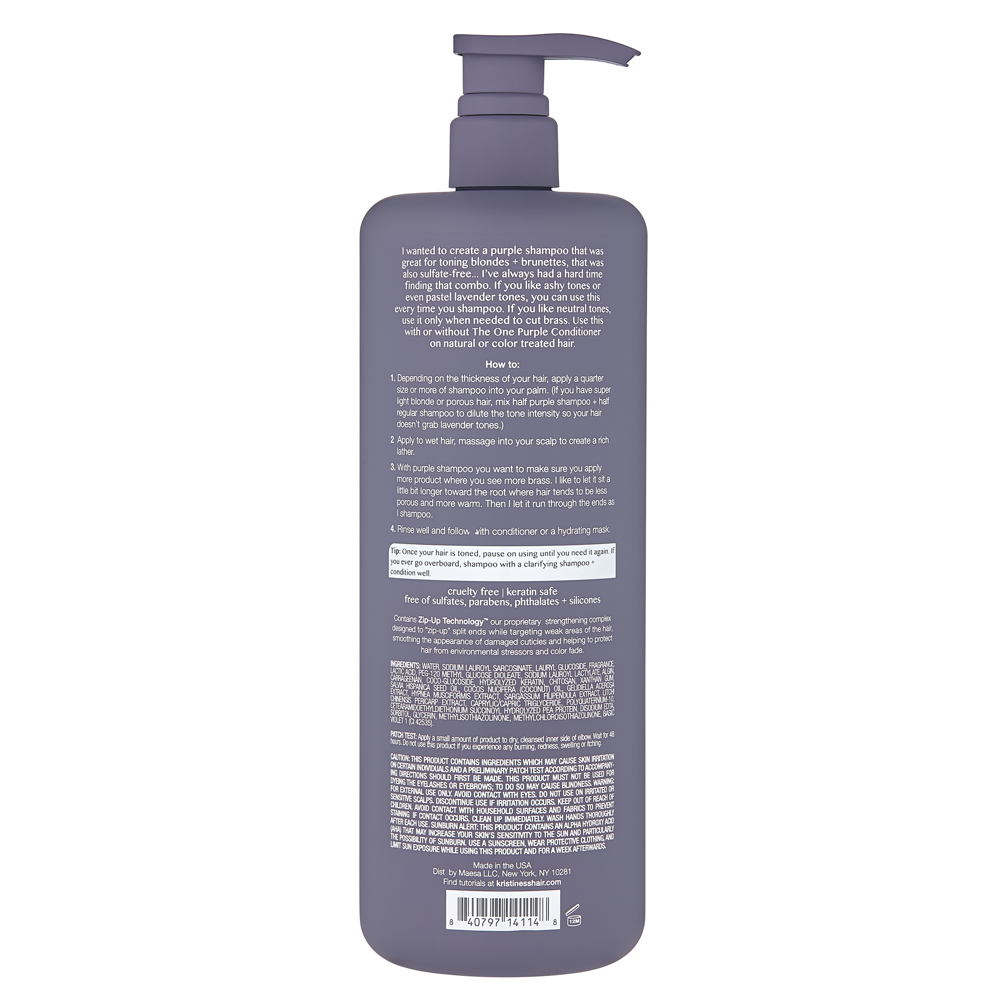 Purple Shampoo - 1 Liter