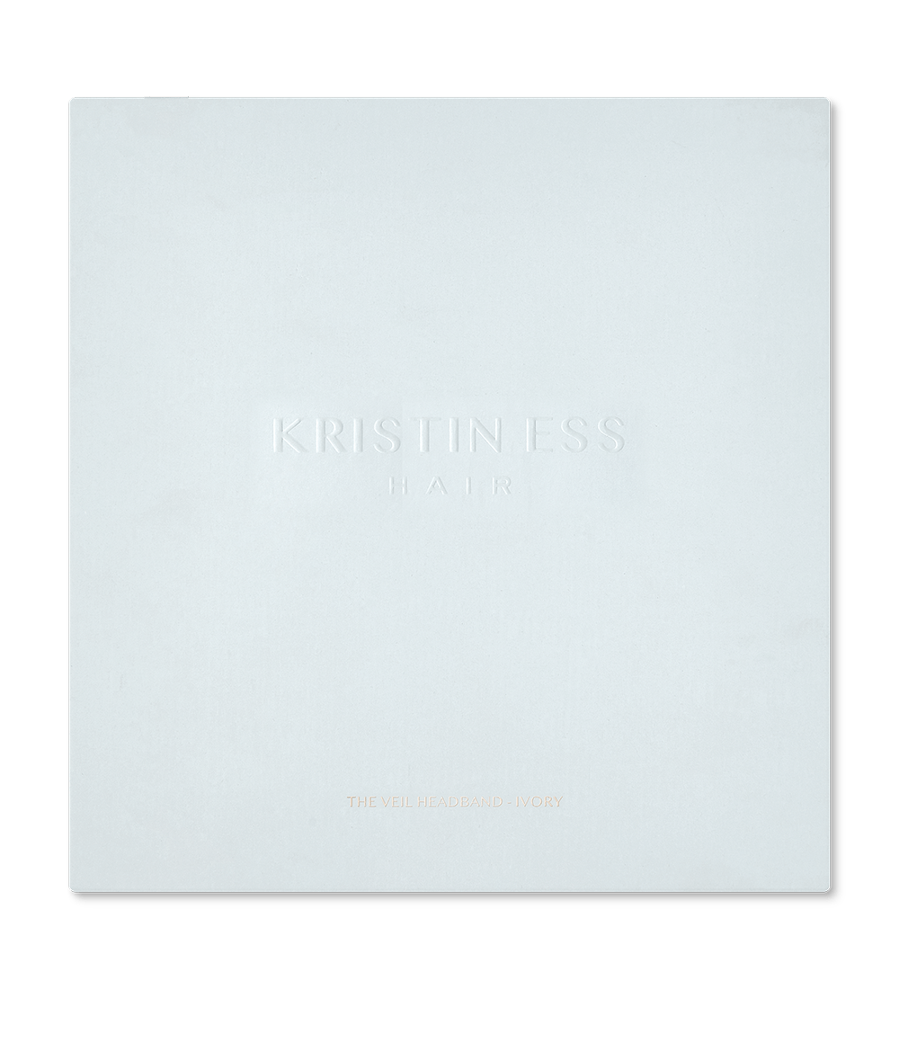 Veil Headband - Ivory Front of Box Image