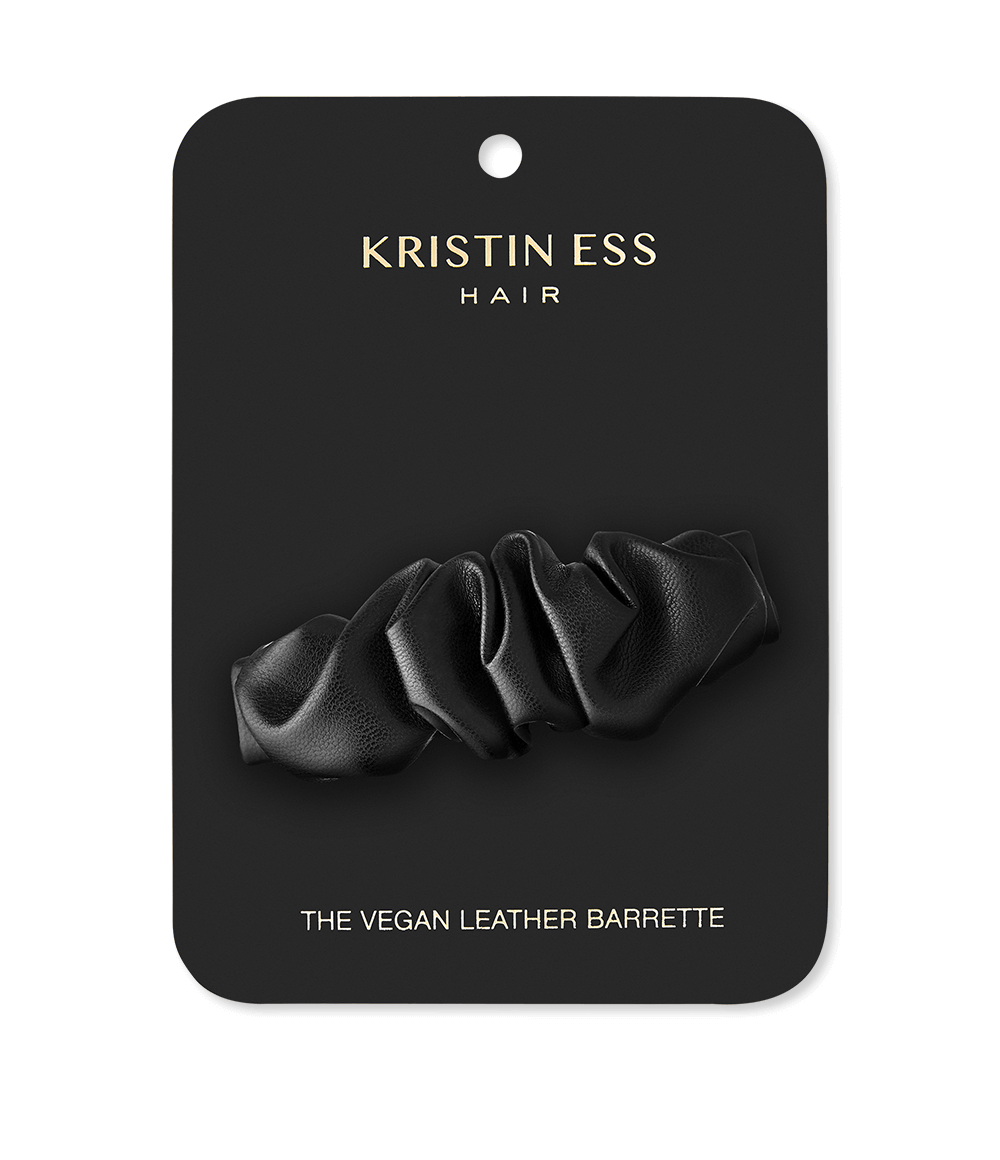 Vegan Leather Barrette