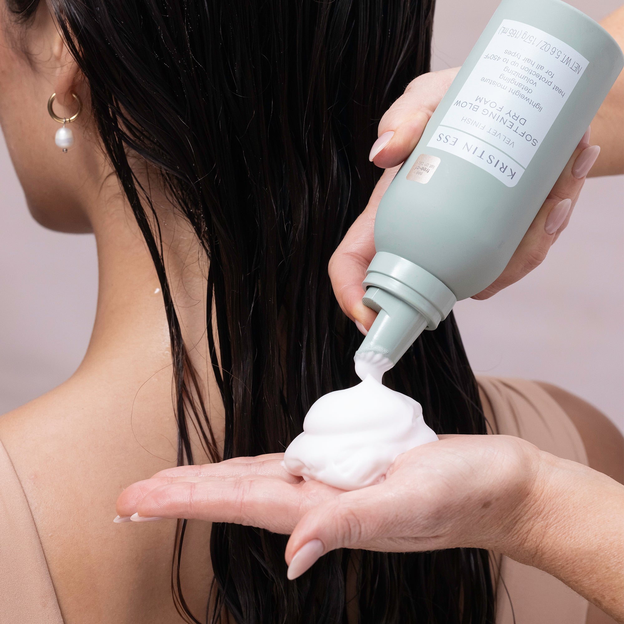 SOFTENING BLOW DRY FOAM