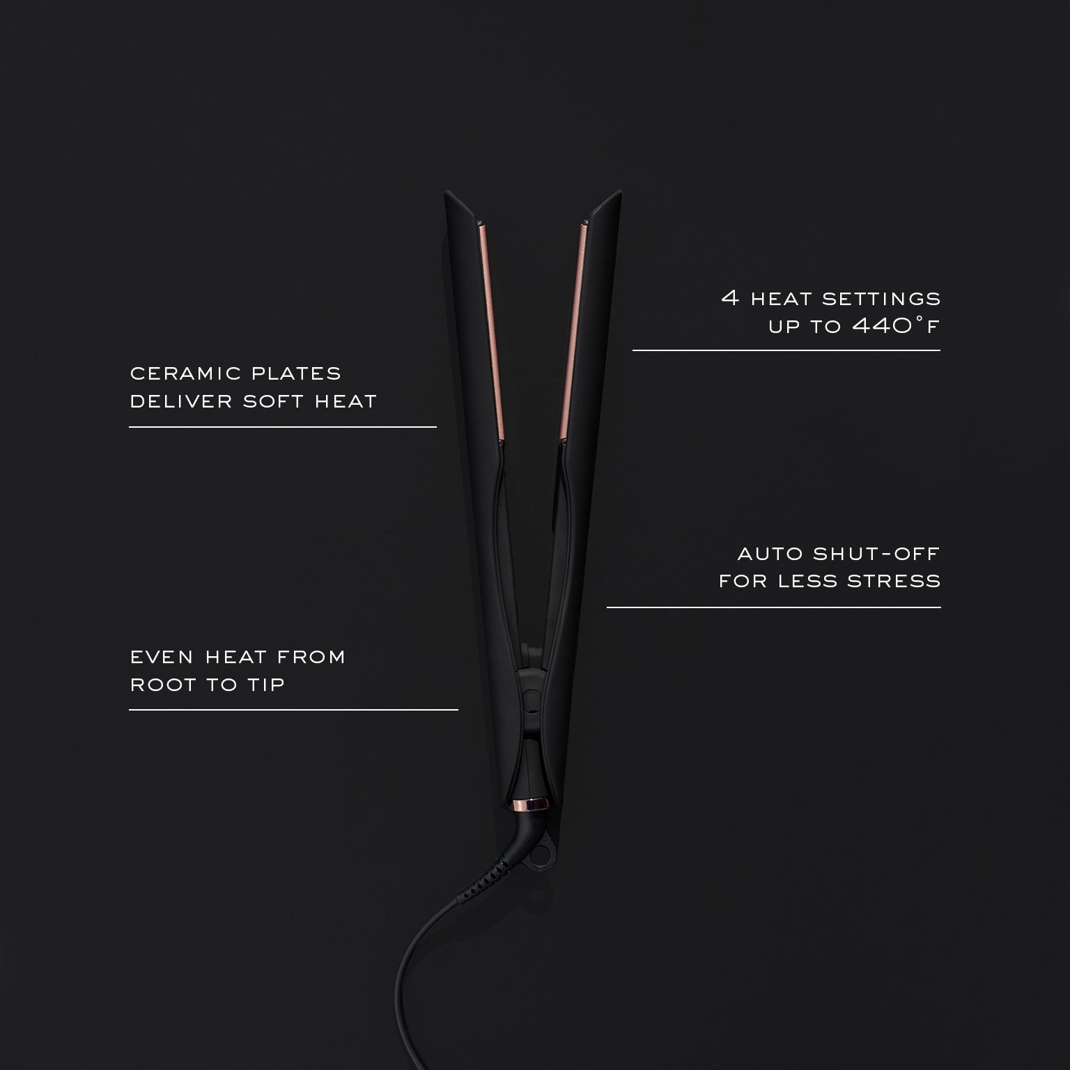 Ceramic 3-In-One Flat Iron