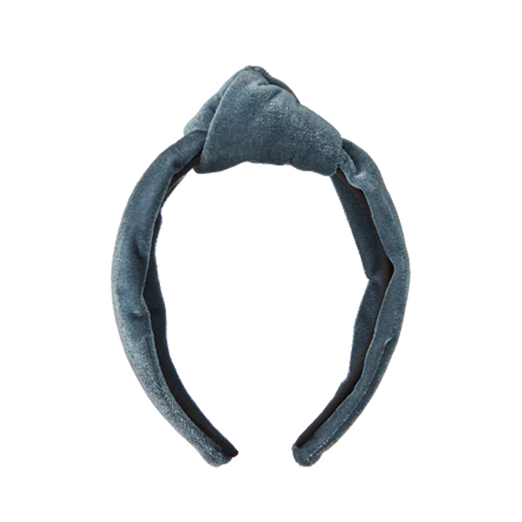 Luxe Velvet Headband - Denim