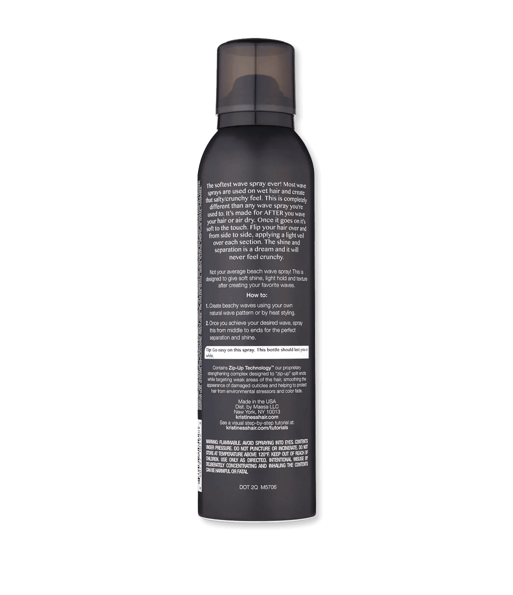 Soft Shine Beach Wave Spray For All Hair Types + Texture +  Shine, Non-Drying, Wavy Hair Styling Product
