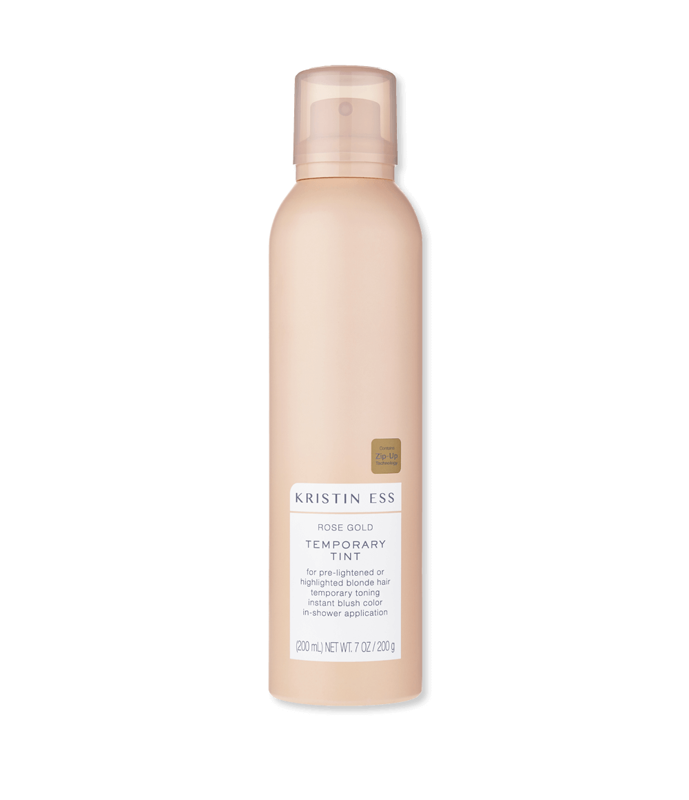 Rose Gold Temporary Tint - Pastel Pink Hair Color Spray for Blonde or Light Hair, Washable, Temporary Hair Dye