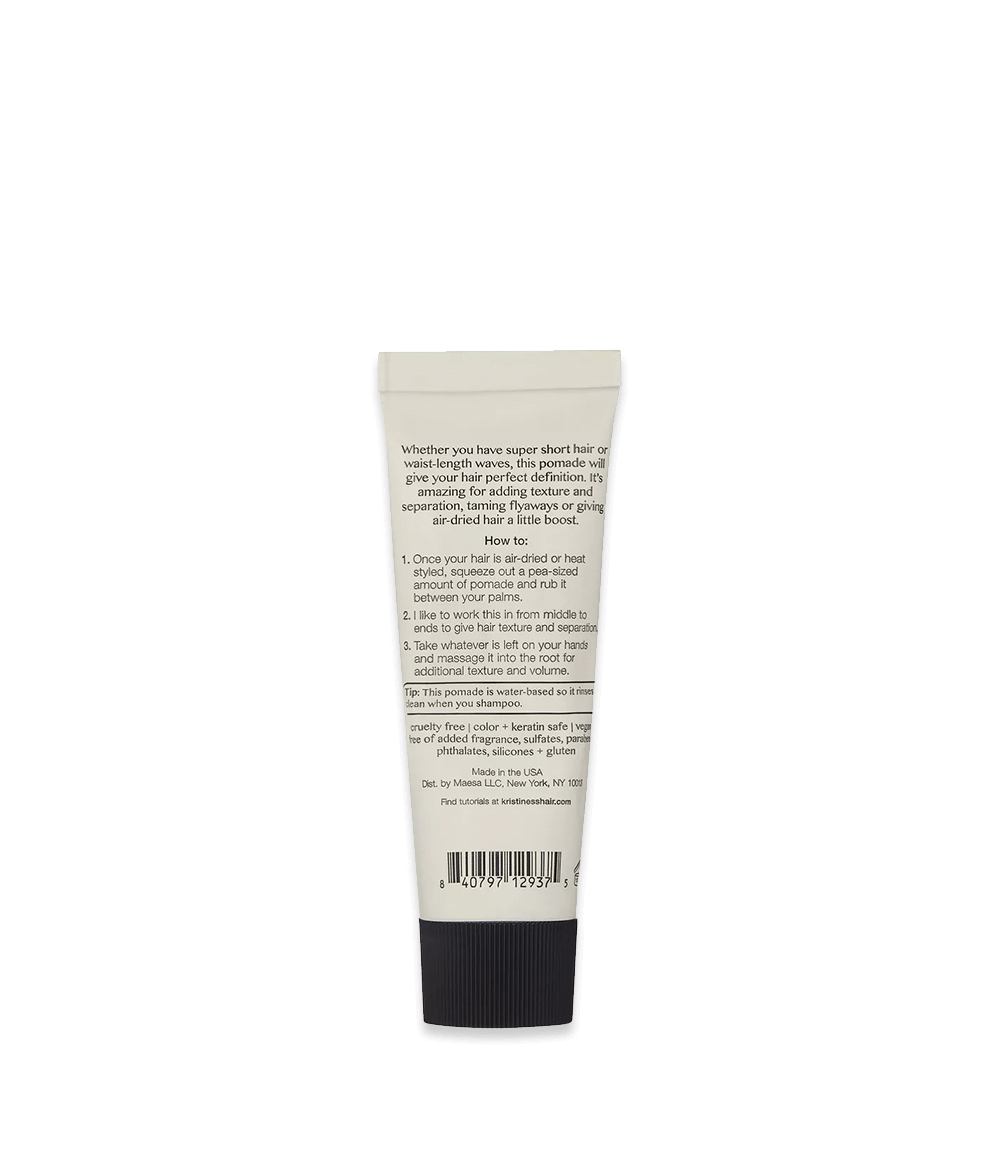 Fragrance Free Texturizing Paste for Style Definition + Texture, Hair Styling Pomade for Men and Women, Soft Grit, Medium Hold, Vegan Back of Tube